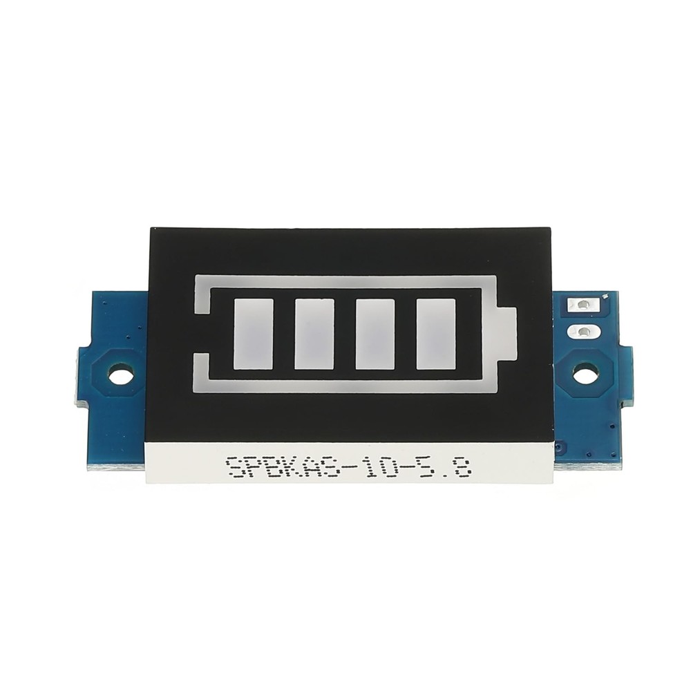 4Pcs Battery Indicator Display Capacity 2S 8.4V LED Display Blue Battery Char...