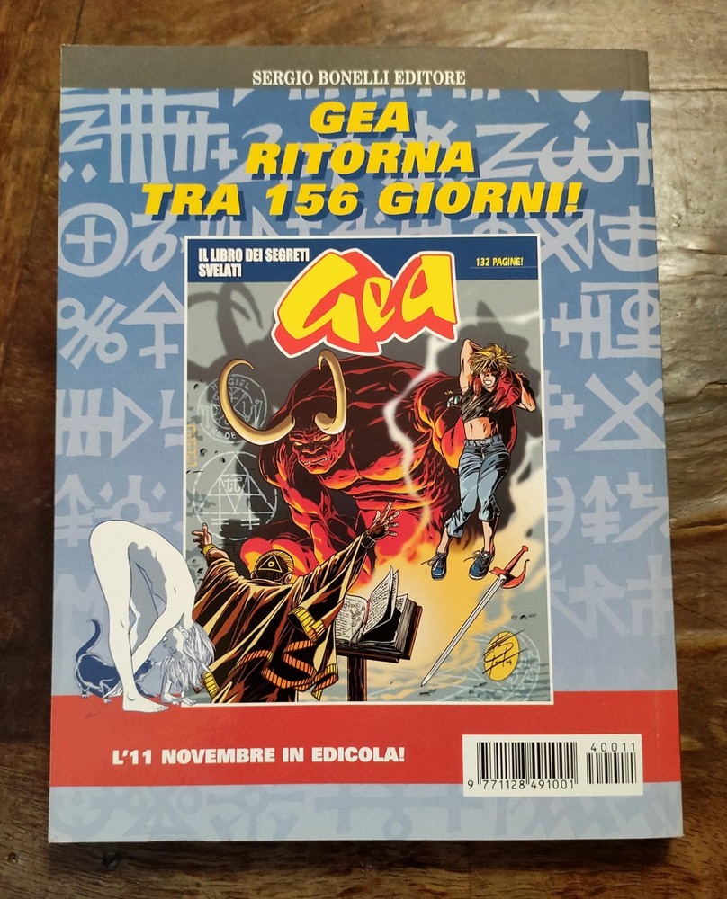 Comic GEA No. 11 THE CRAZY BULWARK 2004 Sergio Bonelli Read Description