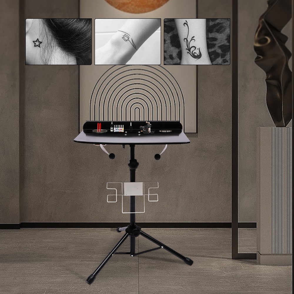 Tattoo Workstation Tattoo Display Stand Workstation Adjustable Fixed Desktop US