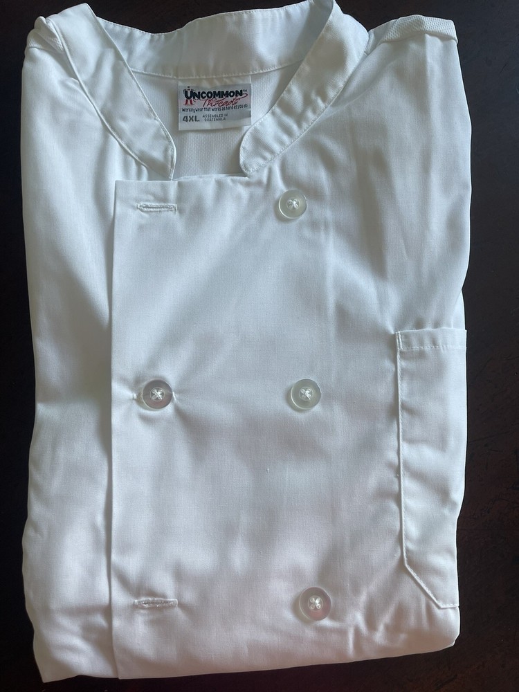 White chef jacket short sleeve 3XL 6 available