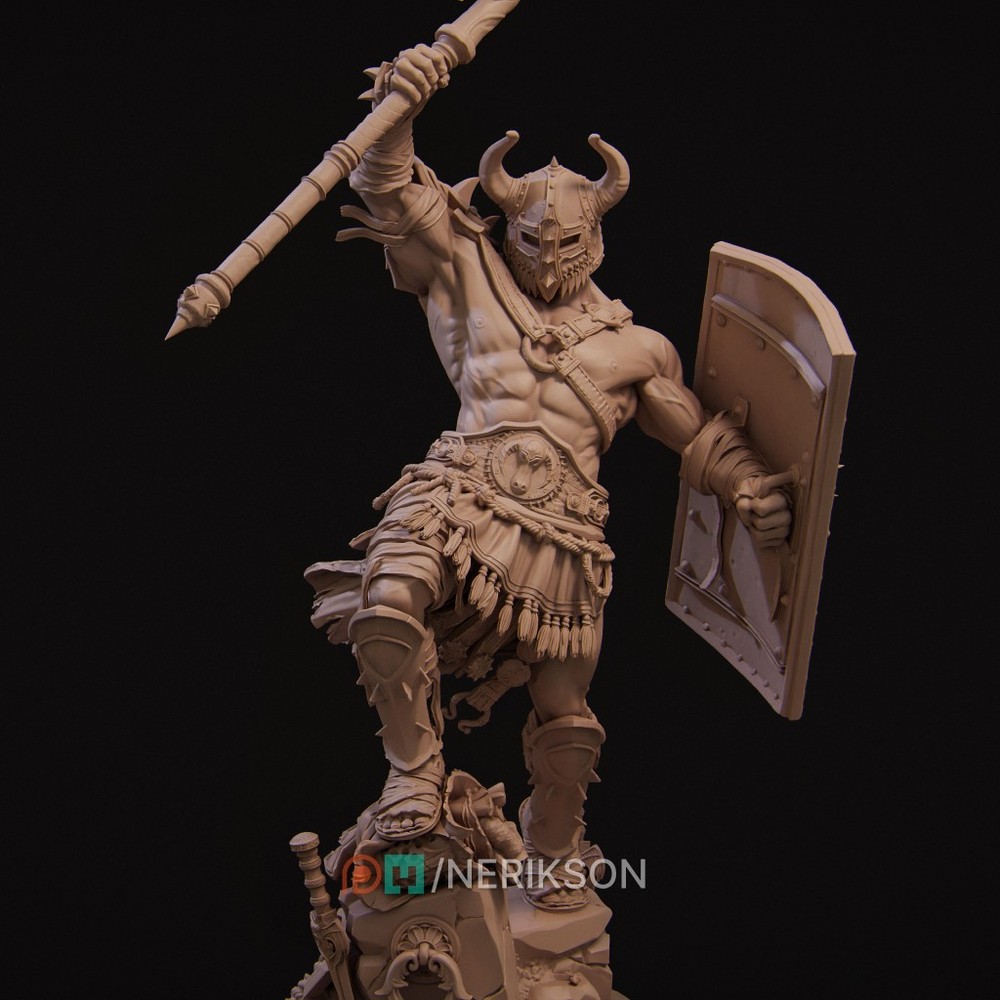 Gladiator Brute by Nerikson | Diorama | D&D | DnD | Print on Demand