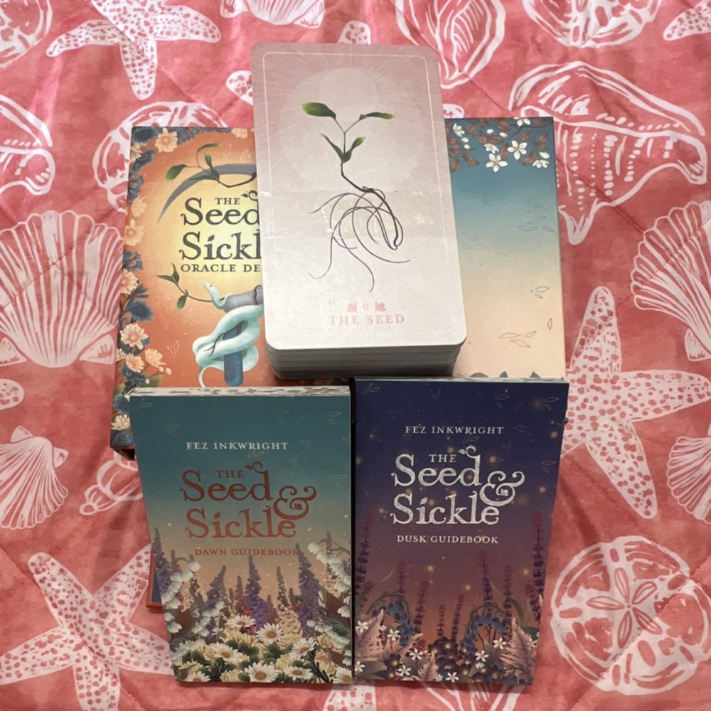 The Seed & Sickle Oracle Deck by Fez Inkwright Botanical Guidebooks