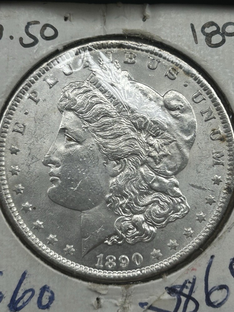 1890 morgan silver dollar