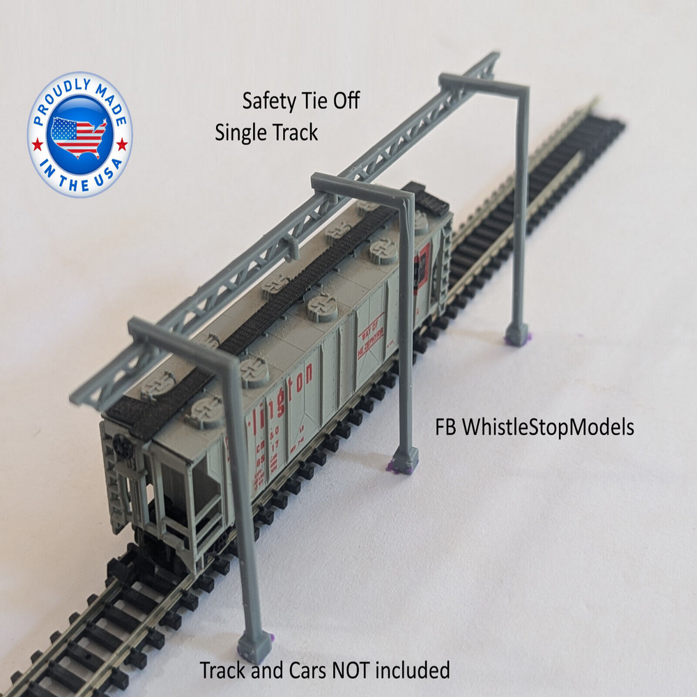 Z Scale Single Track Safety Tie Off