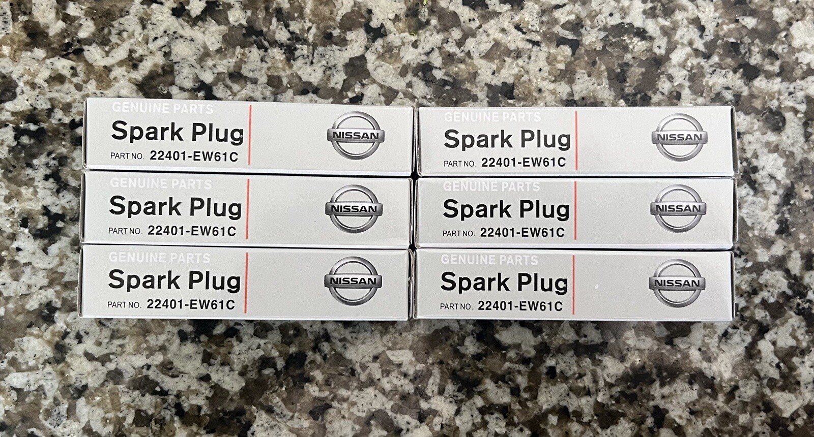 6PCS OEM Denso 22401-EW61C Dual-Iridium Spark Plugs for Nissan Infiniti Genuine