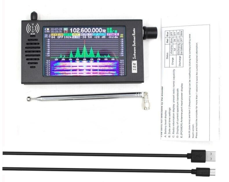 SDR-101 Software Defined Radio SDR Radio Receiver FM/AM/LW/MW/SW/AIR-Band DSP