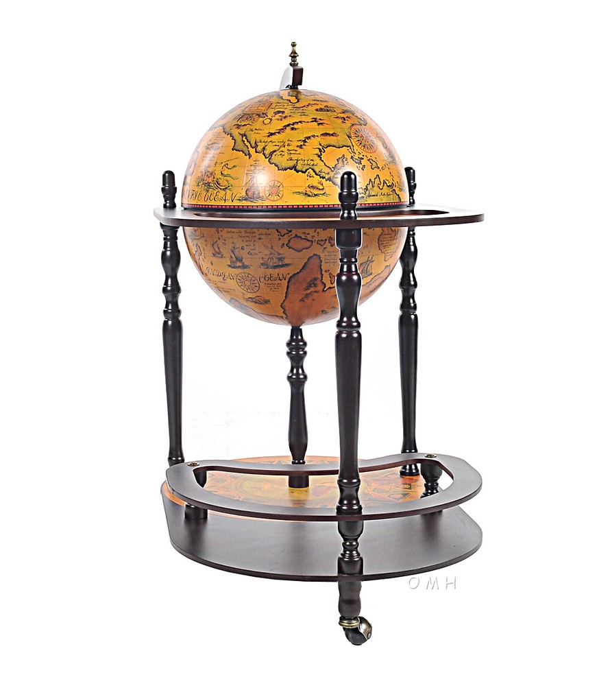 Exotic Globe drink trolley Red