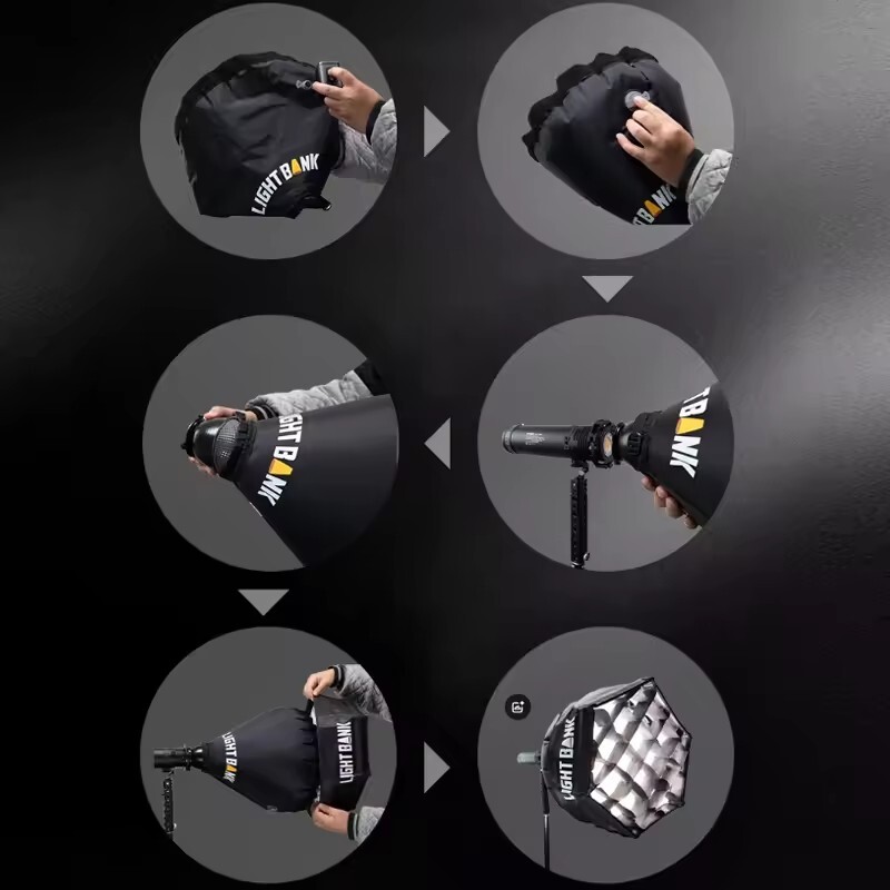 FlyNoodle Air Dome 40 Mini Inflatable Softbox Diffuser For Standard Cover Light