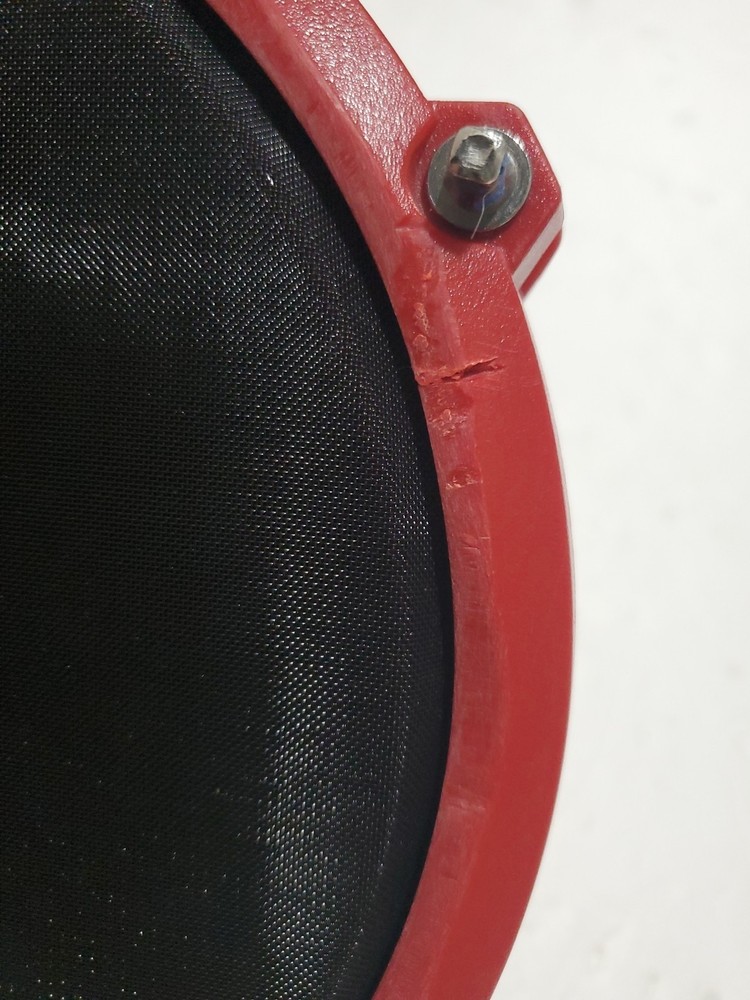 Alesis Nitro MAX 8" Mesh Single Zone Electronic Tom Pad Red