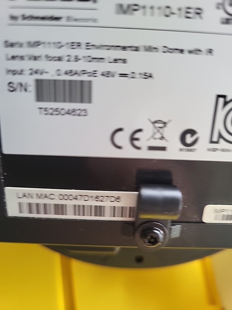 Pelco IMP1110-1ER Environmental Mini Dome