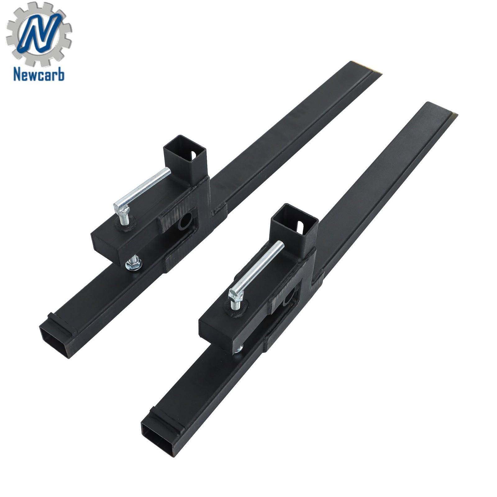 2000 Lbs 43" Clamp On Loader Bucket Forks Tractor Skid Steer Pallet Forks