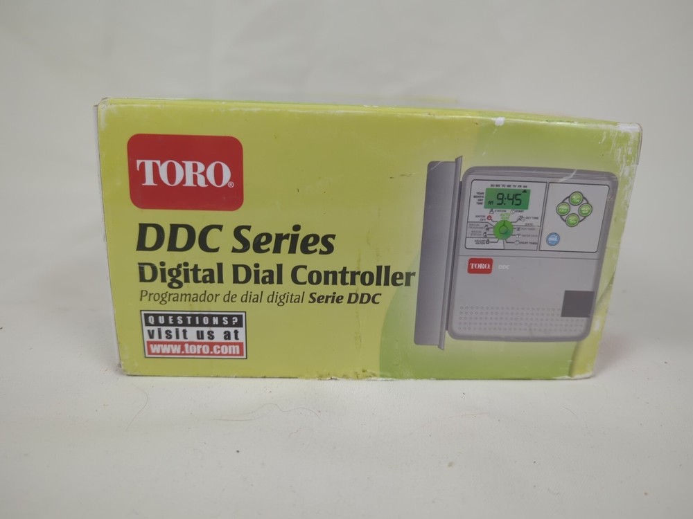 TORO 53808 DDC-8 ID OD Controller Timer Digital Dial 8 Zone Sprinkler Box