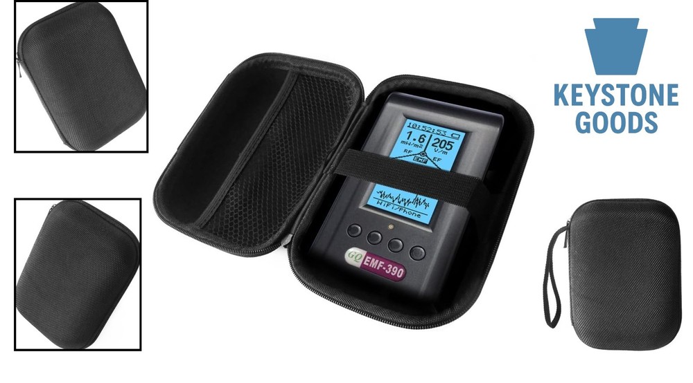 Durable Hard EVA Case for EMF Meter – Shockproof, Waterproof & Lightweight