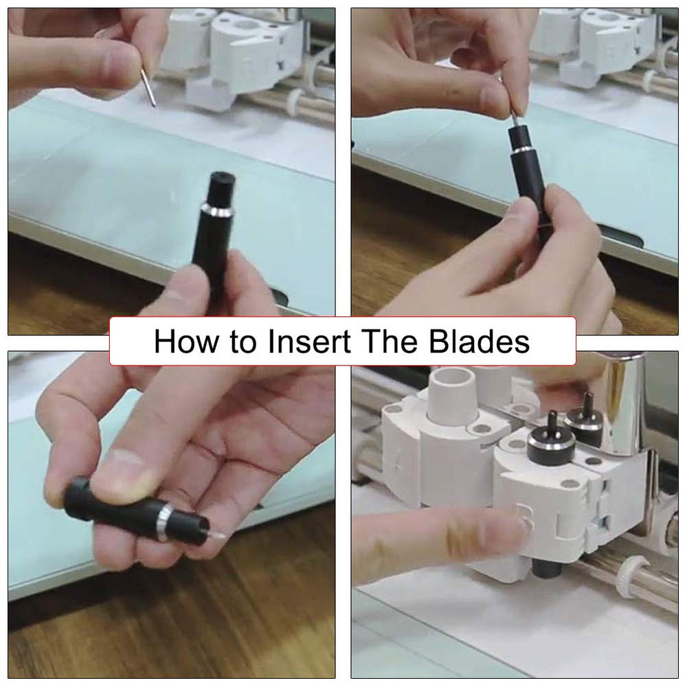 60Pcs Replacement Blades for Explore Air/Air 2 Maker Expression, Include 30Pcs 4