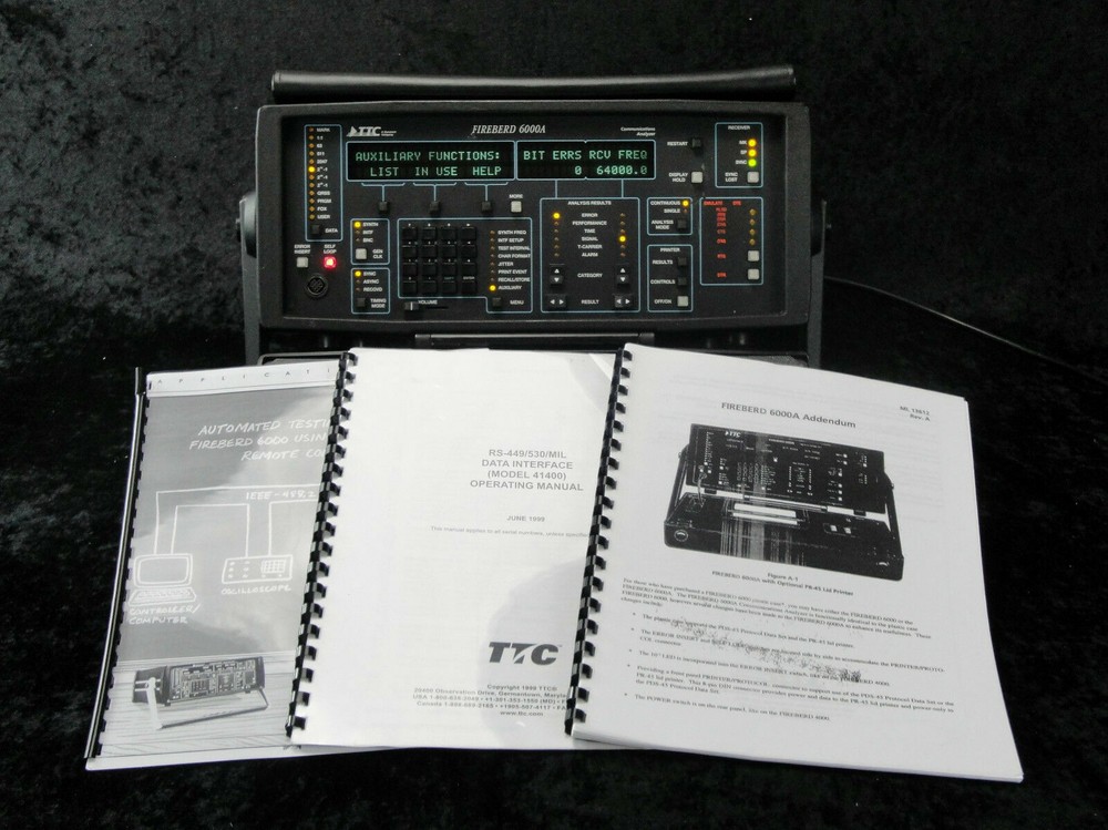 TTC Acterna FireBerd 6000A Communications Analyzer w/ 6001/6003