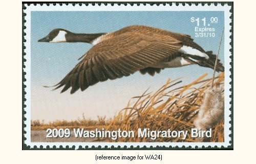 D2K Washington Duck Stamp 2009 $11.00