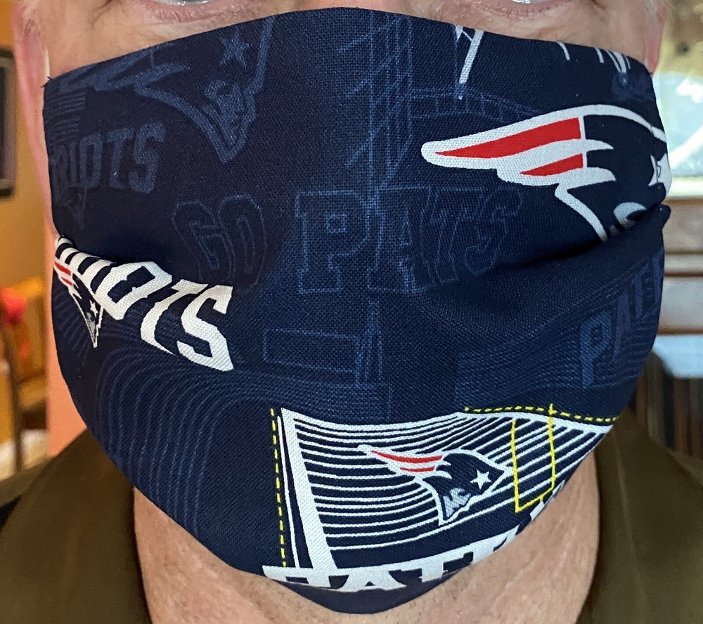 New England Patriots Face Mask