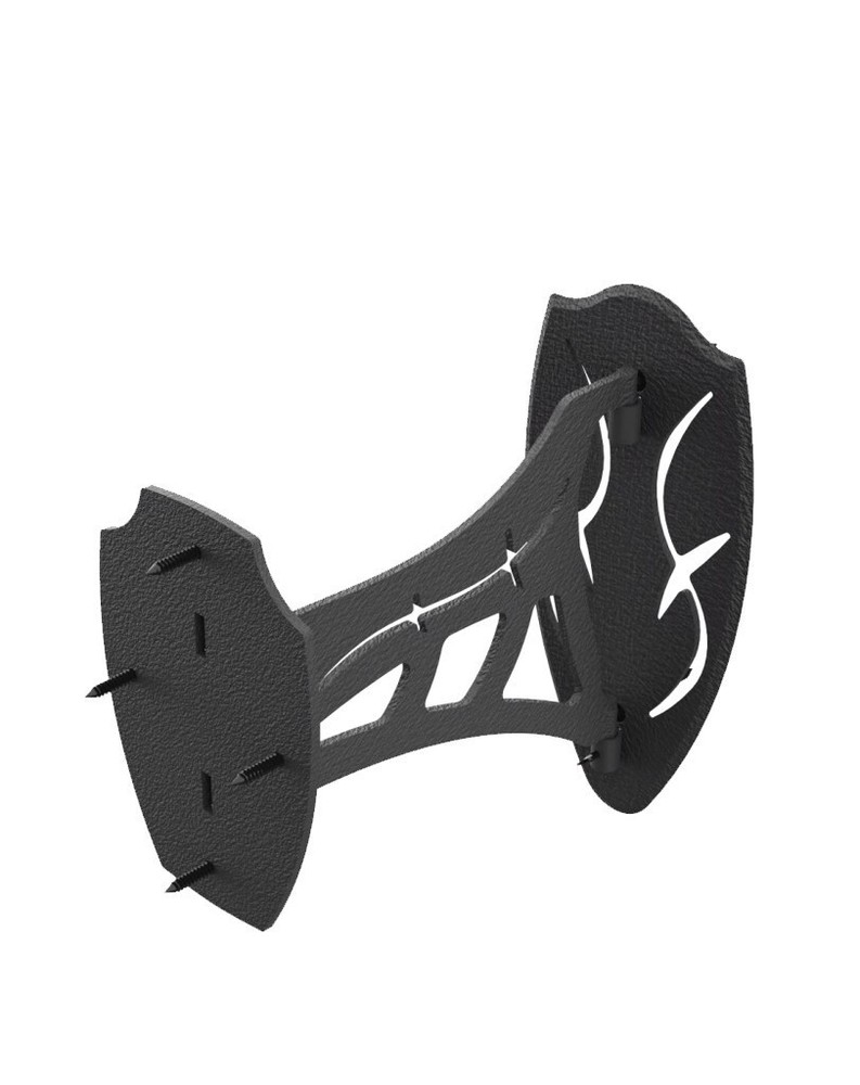 Skull Hooker Single Shoulder Trophy Mount SKH-SSM-BLK