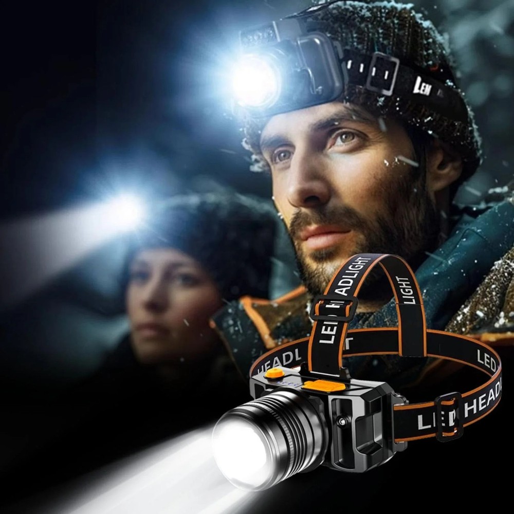 9900000LM Super Bright LED Headlamp Rechargeable Headlight Flashlight Head Torch