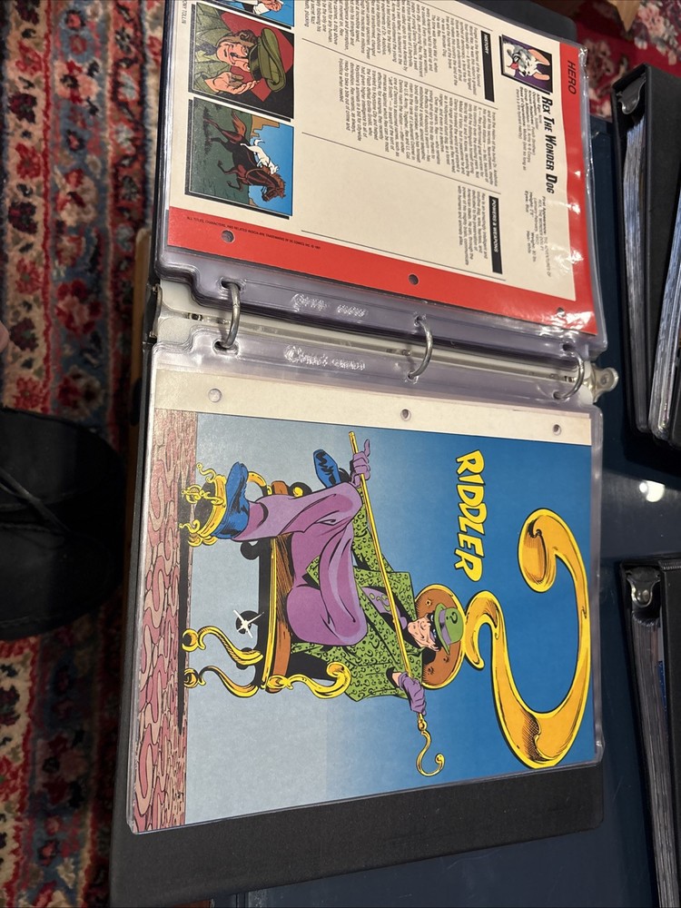 Comic Book Bio Binder