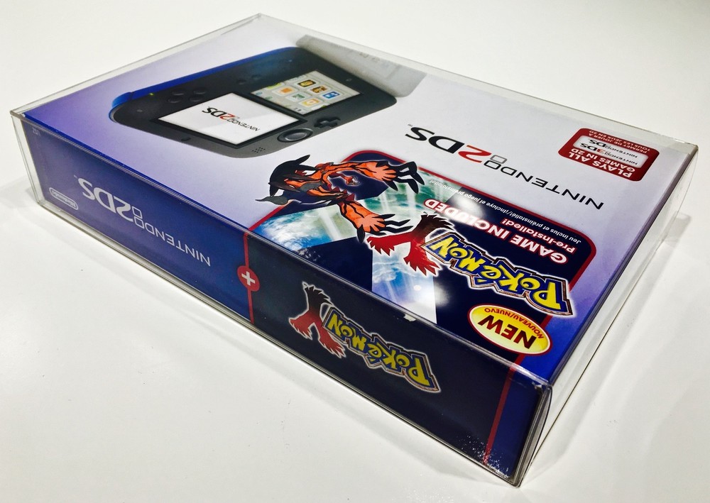 1 Box Protector for NINTENDO 2DS Console Boxes (NTSC) Fits Zelda Link Clear Case