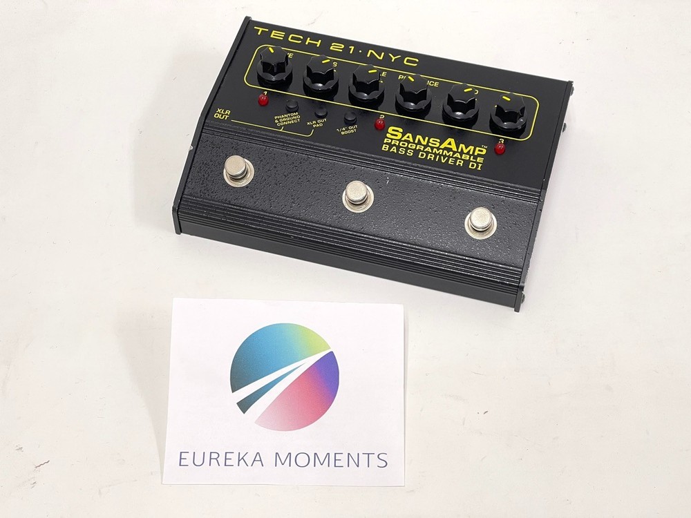 Tech 21 Sansamp Programmable Bass Driver DI 3-ch Used