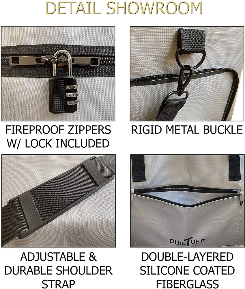 The Original Fireproof and Waterproof Duffel Bag, Extra Large Fireproof Bag for