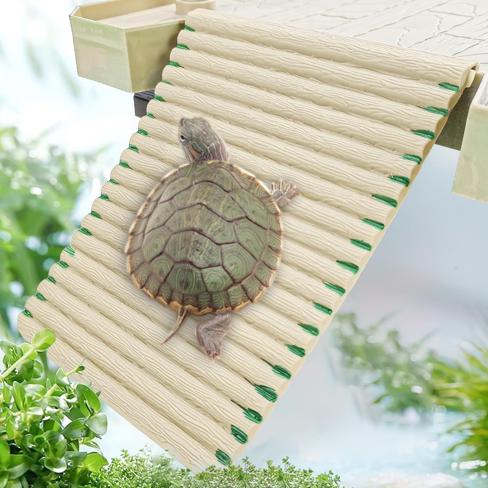 Large Turtle Floating Basking Platform with Feeding Area, Turtle Floating Doc...