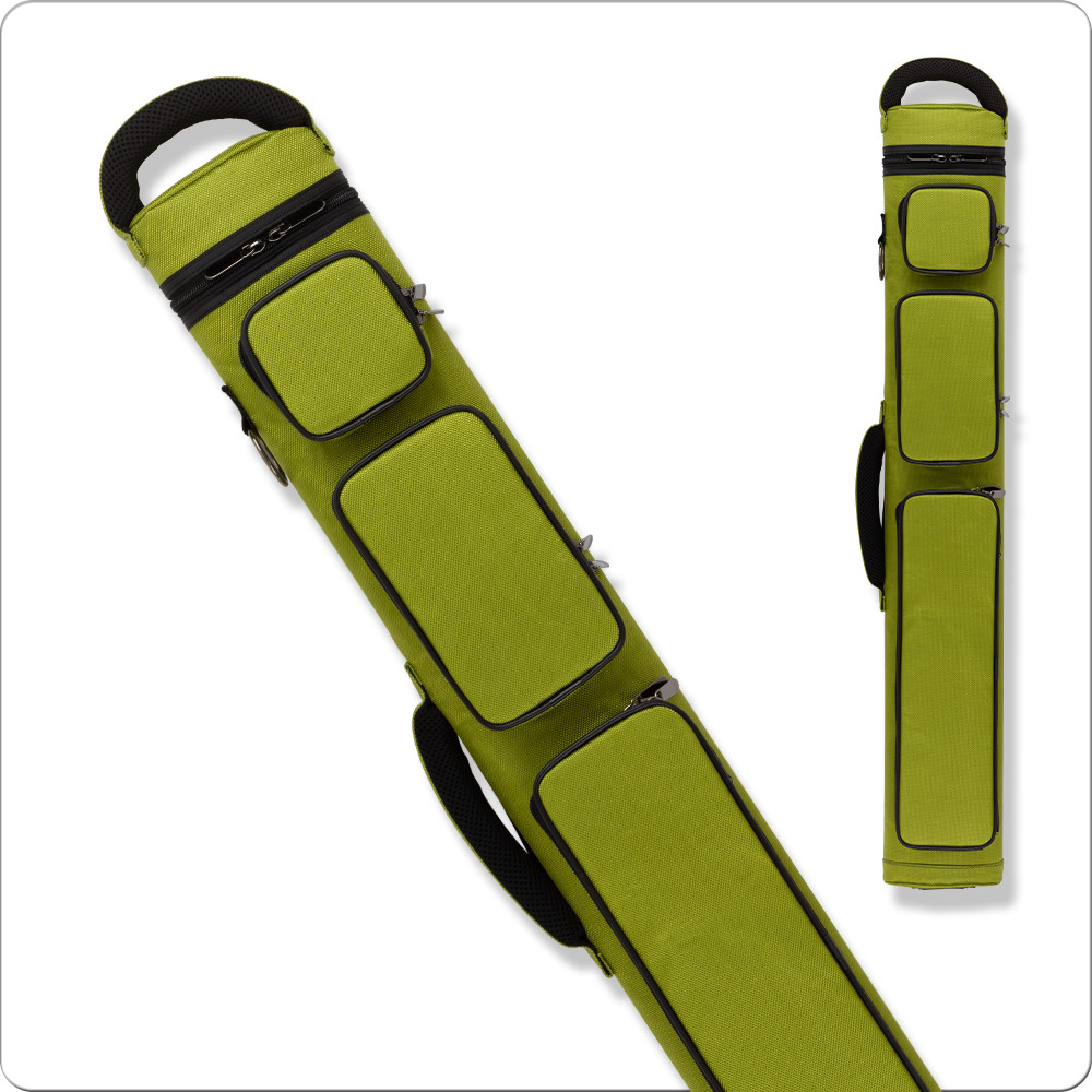 Action ACB24 OLIVE 2Bx4S Billiards Pool Cue Stick Case w/ Backpack Strap