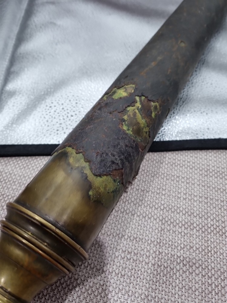 Victorian Bronzed Single Draw Telescope With Age Related Condition