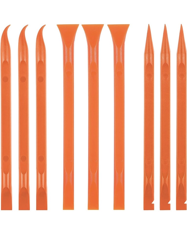 9PC Plastic Scraper Tool Scratch Free Plastic Label Scraper Cleaning Pen-Shaped