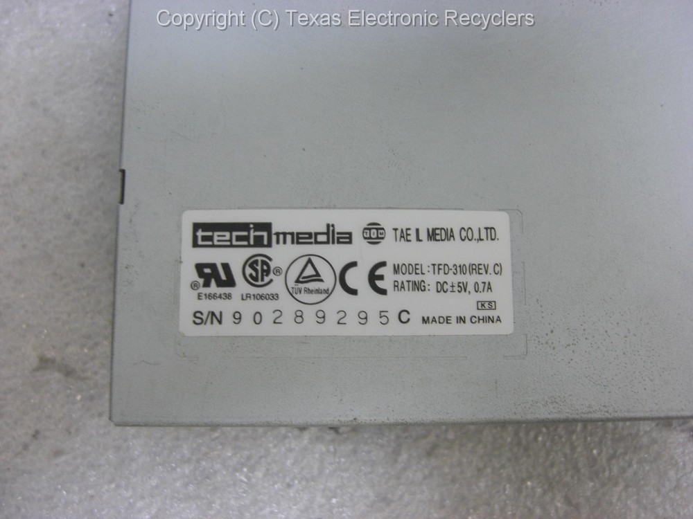 Tech Media tfd-310 1.44MB 3.5" Floppy Drive Tested