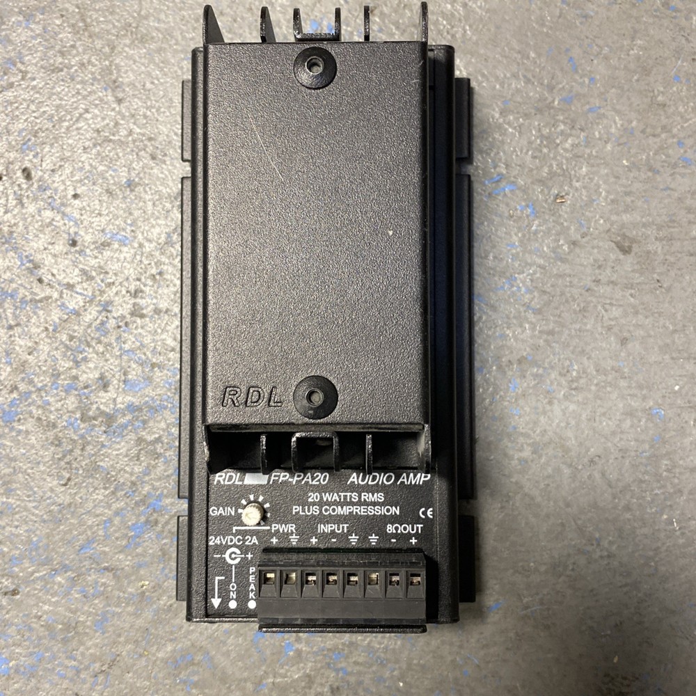 RDL FP-PA20A Mono Audio Power Amplifier