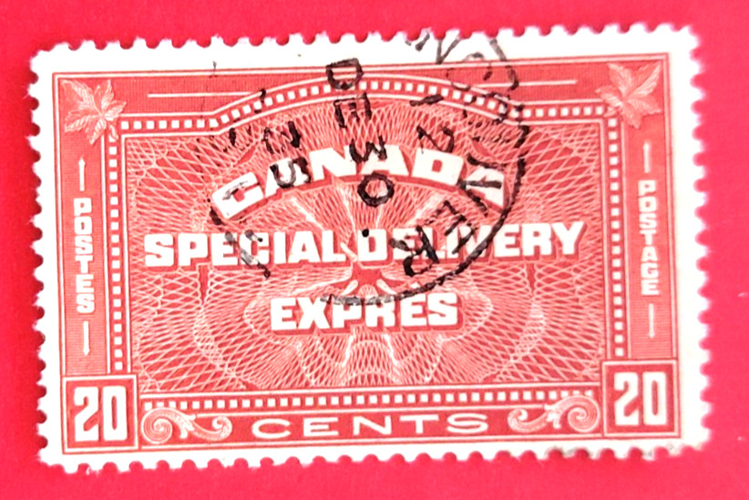 Canada Stamp E5  Special Delivery Stamp  Used