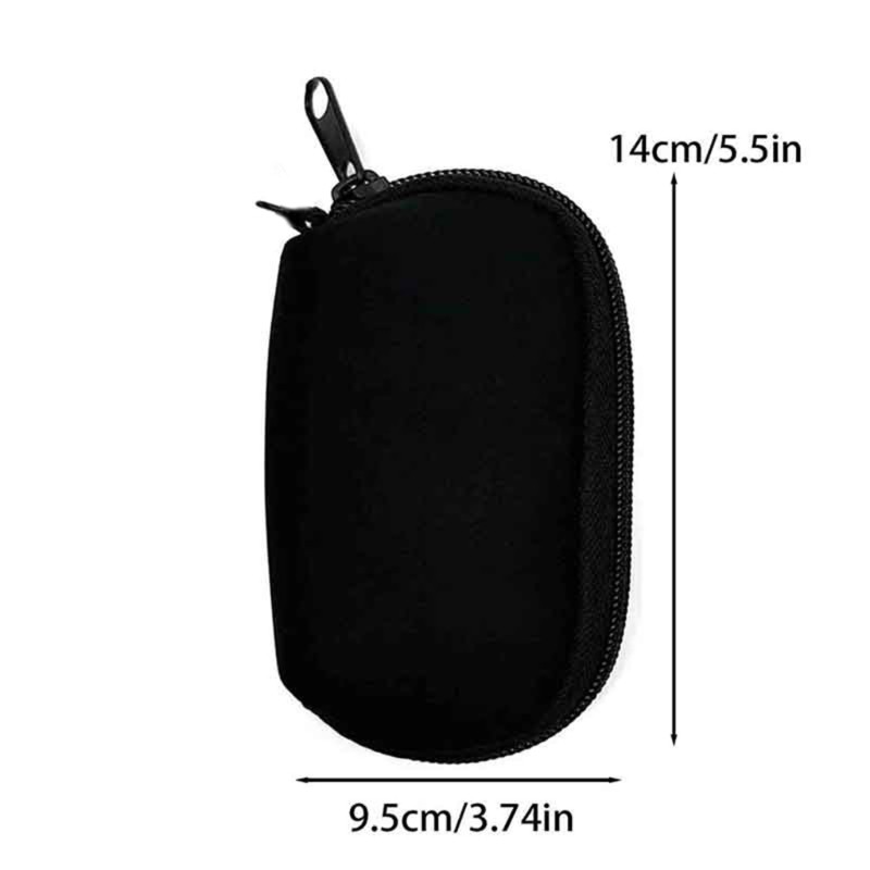 Universal Earphone Pouch Fast Open Zippers Design Small Commuters Essential