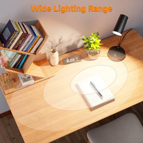Adjustable LED Eye-Caring Desk Lamp, Dimmable Stepless Brightness, 3 Color