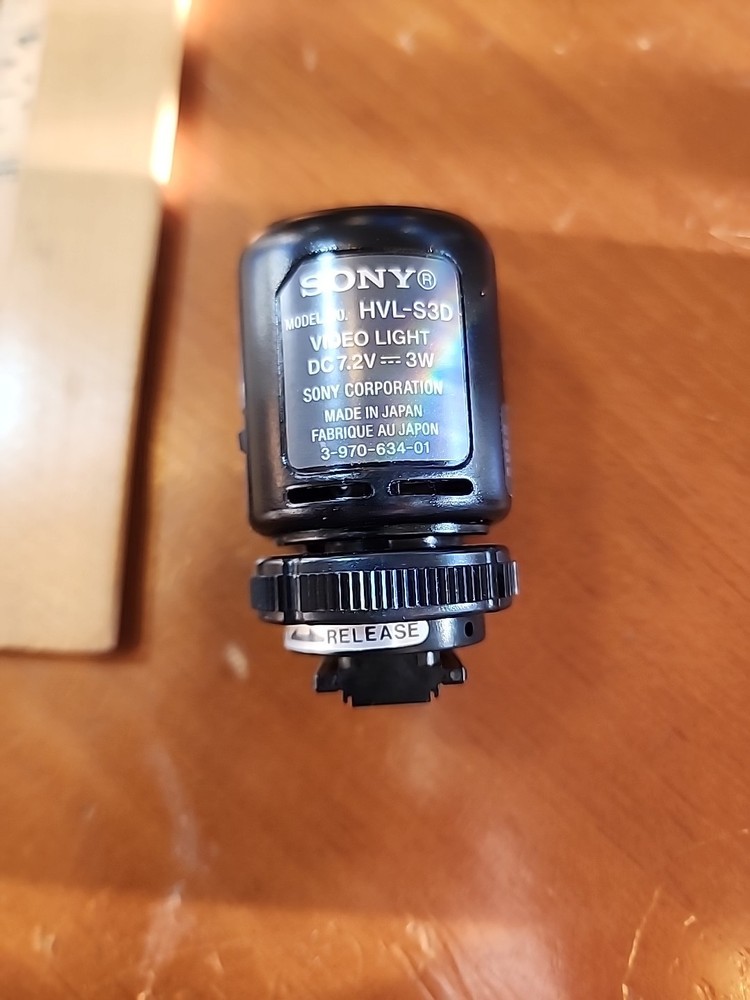 Sony HVL-S3D Video Light DC 7.2V 3W