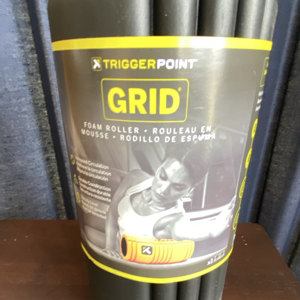 Trigger Point GRID Foam Roller Black Massage Grid Hollow Design