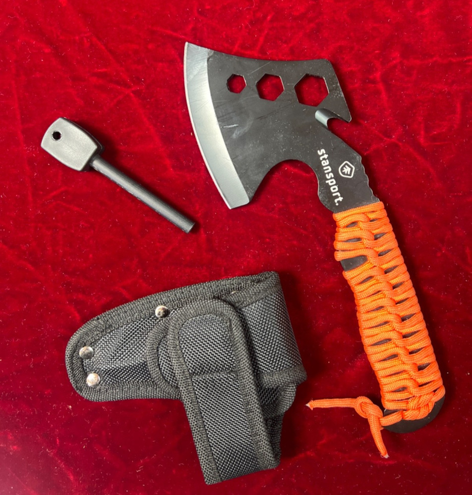 Stansport Para Multi-Tool Hatchet With Case and Fire Starter
