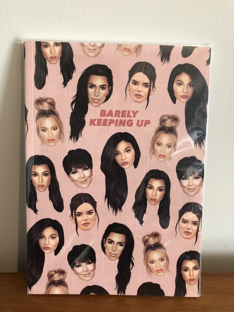 New Central 23 Kardashians Barely Keeping Up Notebook & Notepad Set Lined Pages
