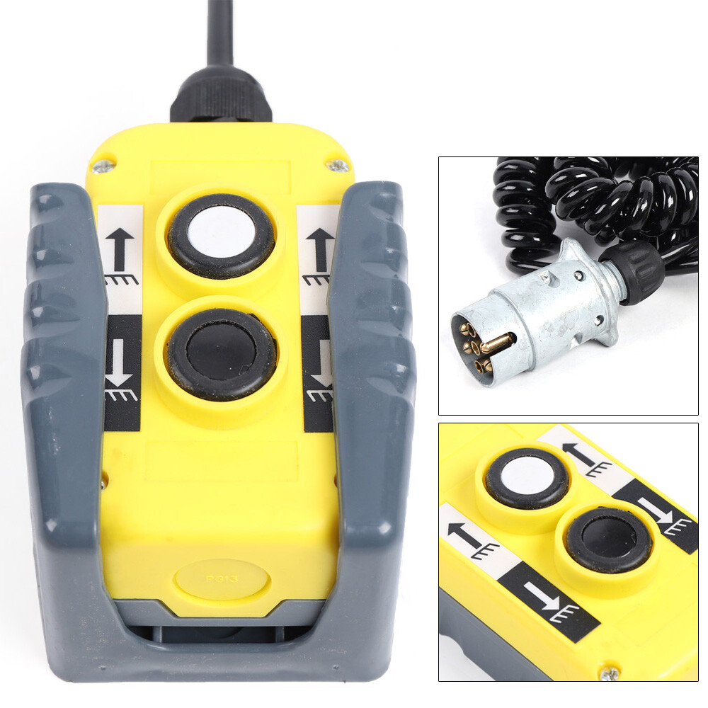 Dump Trailer Remote Control Switch 4 Wire For 12V Double Acting Hydraulic Pump
