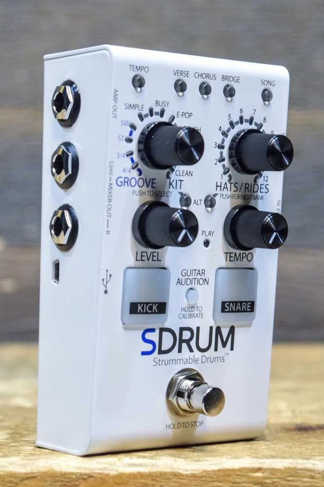 DigiTech SDRUM Strummable Drums BeatScratch Technology Intelligent Drum Machine