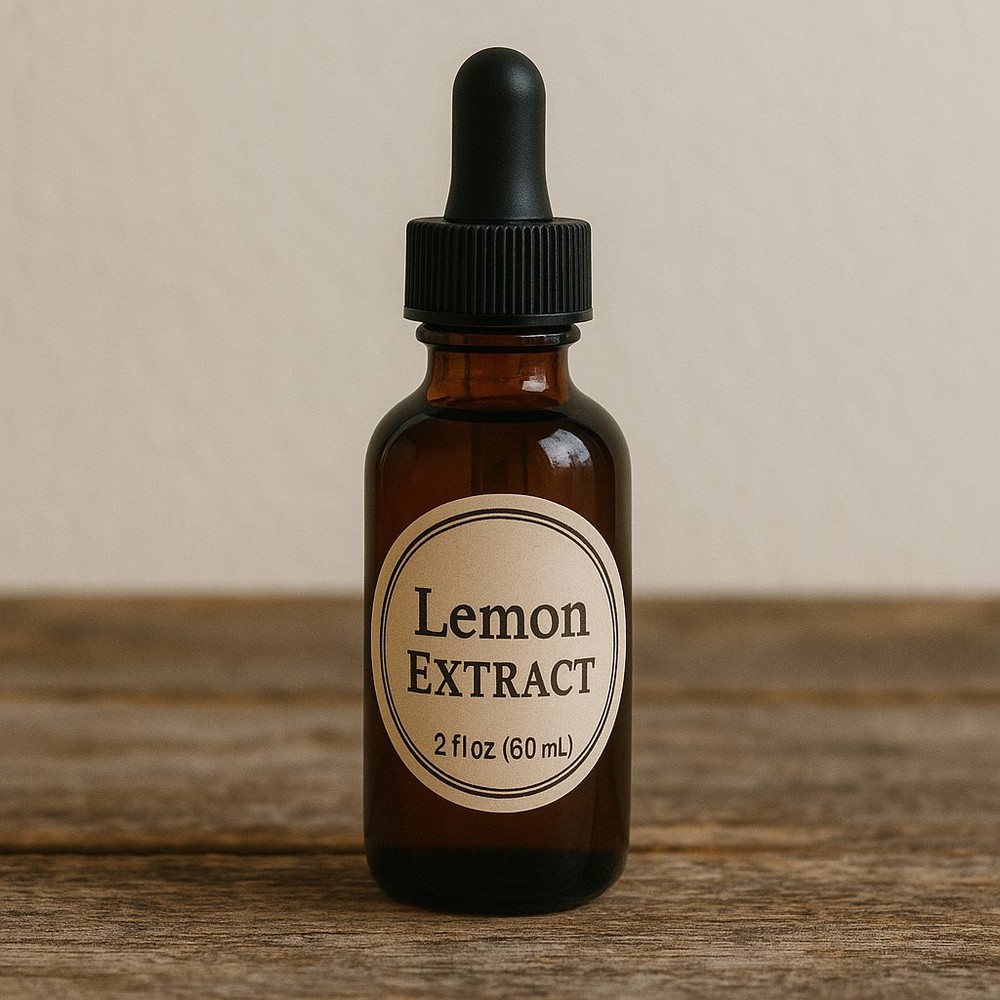 Handcrafted Lemon Extract - 2oz