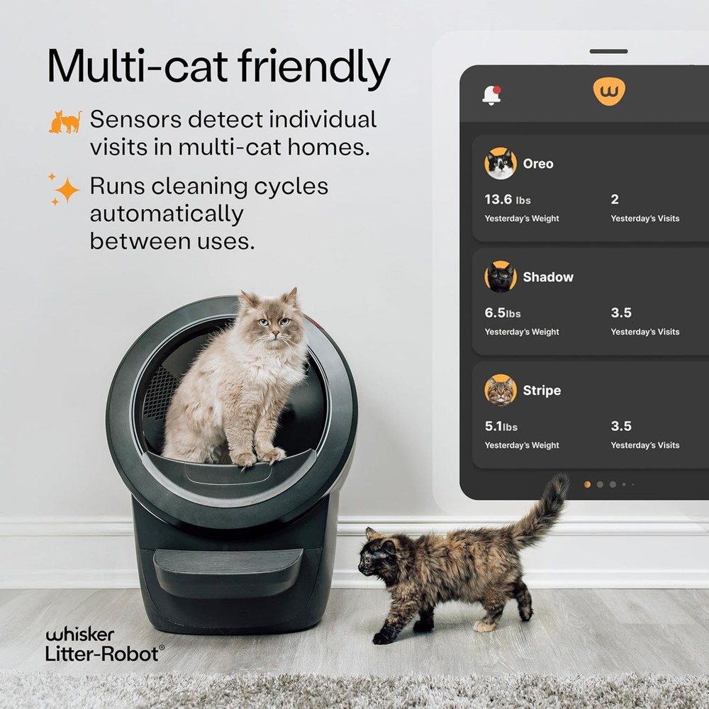 Litter-Robot 4 Supply Bundle, Black - Automatic, Self-Cleaning Cat Litter Box