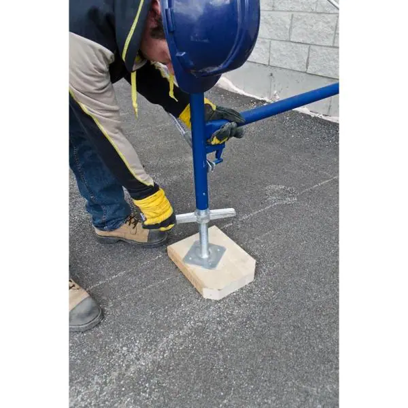 MetalTech Adjustable Scaffold Leveling Jacks 24-Inch Galvanized Steel (4-Pack)