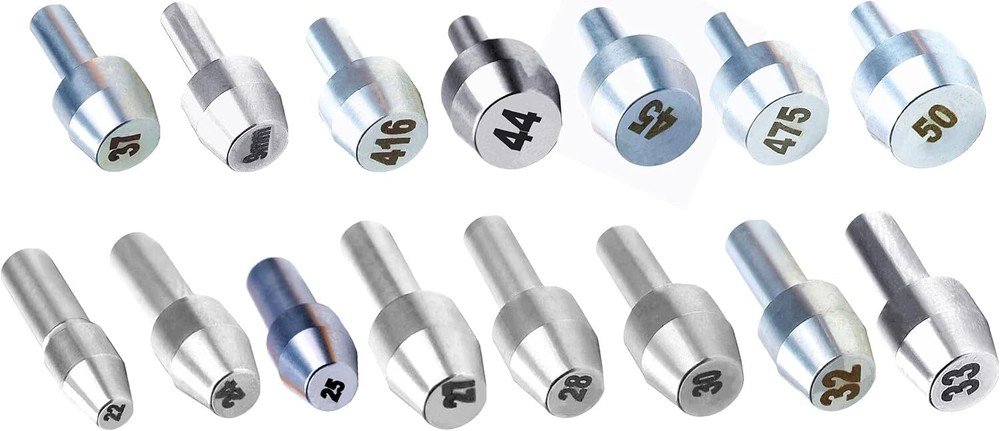 Reloading Case Trimmer Cutters and Pilot Bits (Shaft 3/16", 15 Sizes Pilot Set)