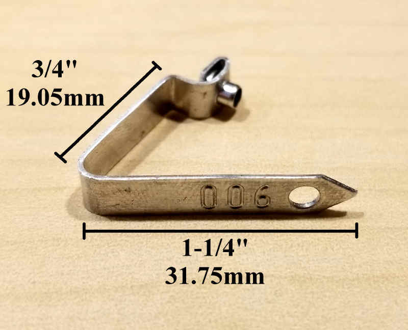 Zip Wing Bands Customized Custom Stamped Personalized Wing ID Tags for Chickens