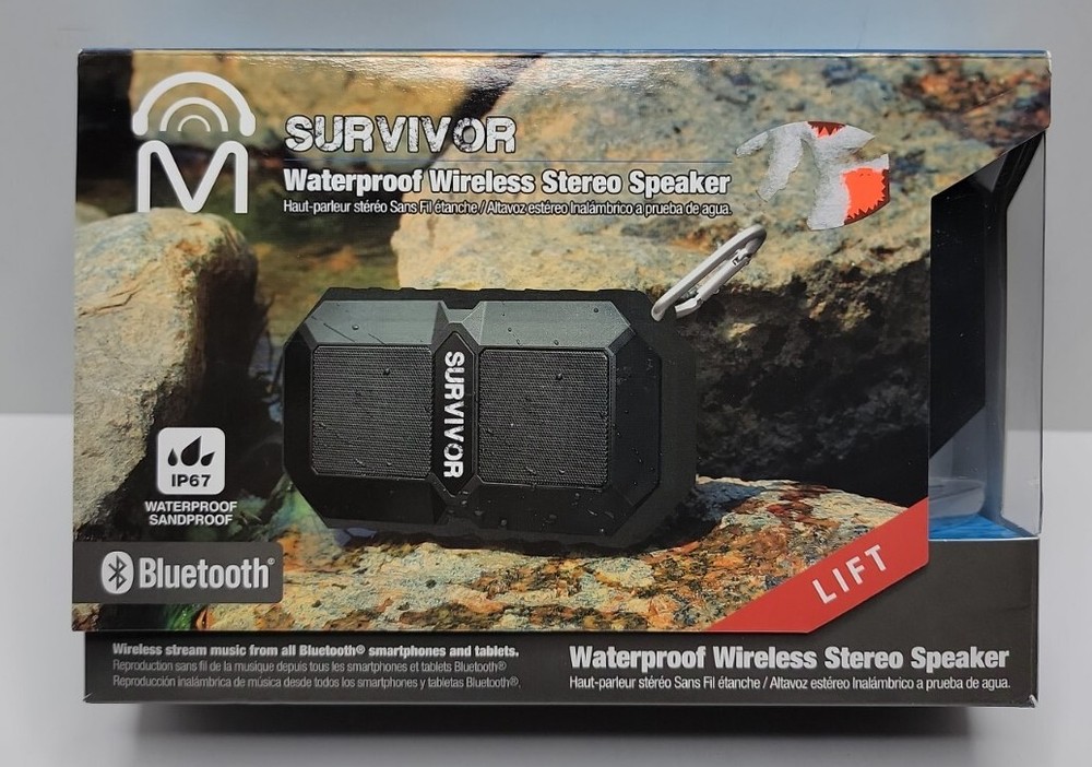 Survivor Waterproof Wireless Speaker - IP67.