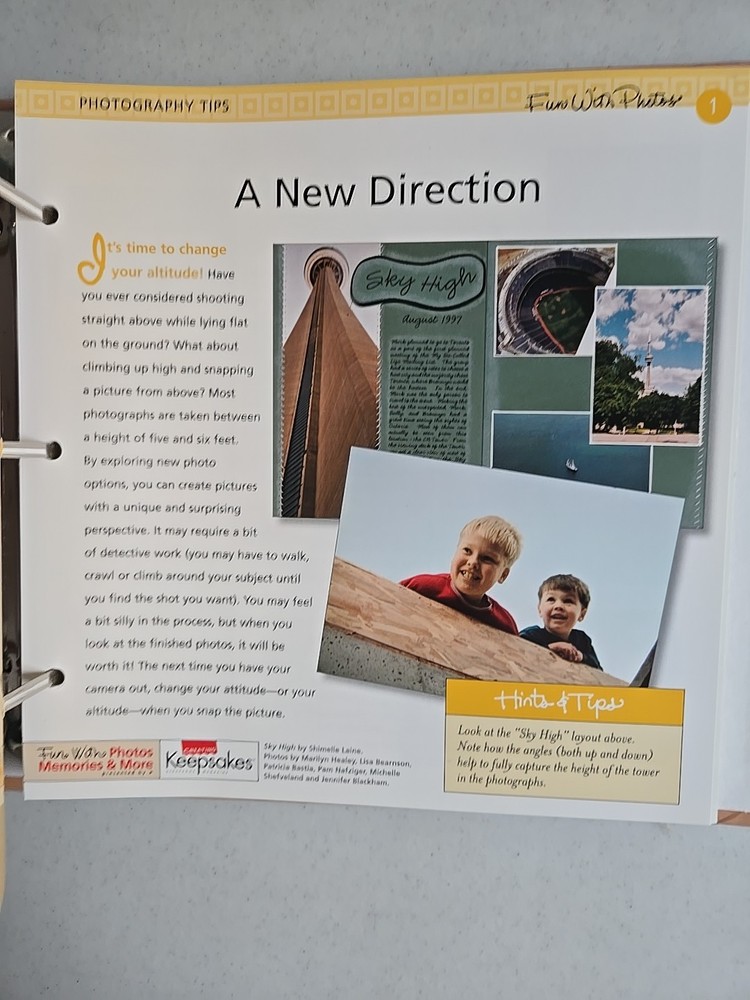 Fun With Photos Memories & More by Creating Keepsakes 4 Binders