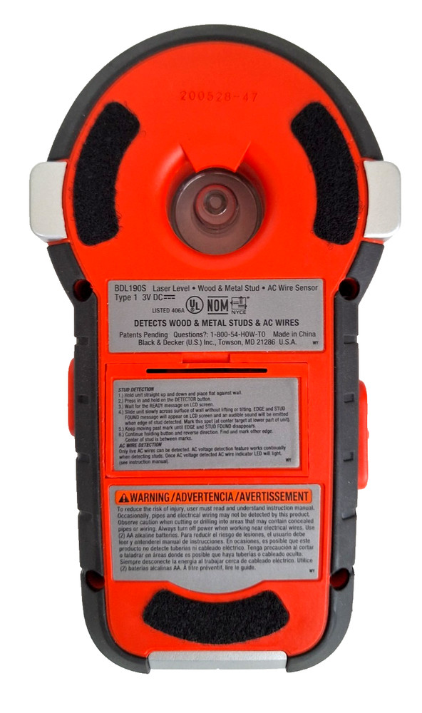 BLACK+DECKER BDL190S BullsEye Auto-Leveling Laser with Stud Sensor NWB